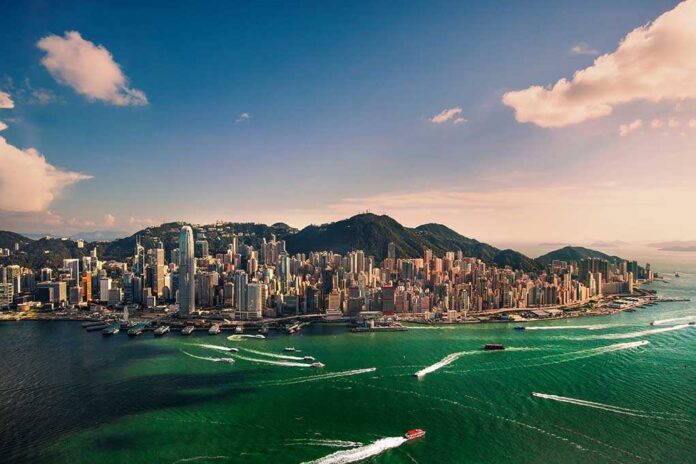 1011338440 featured image Aerial view of a coastal city with skyscrapers