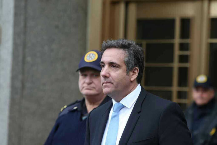 Man in suit walking outside with security officers.