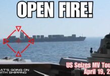 Navy DESTROYS Iran Ship Fleeing Blockade