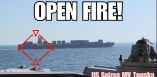 Navy DESTROYS Iran Ship Fleeing Blockade
