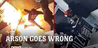 Arsonists Set Themselves Ablaze During Heist!