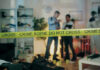 Gay Couple Abused, KILLED Adopted Child! Crime scene with tape and investigators examining evidence.