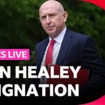 John Healey resigns as defence secretary from Keir Starmer's government | BBC Politics Live
