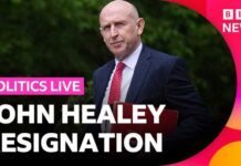 John Healey resigns as defence secretary from Keir Starmer's government | BBC Politics Live
