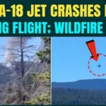 Fighter Plane CRASHES In Washington During Routine Training! U.S F/A-18 Hornet Crash BREAKING: Trump’s Jet Went Down in Washington During Training Mission