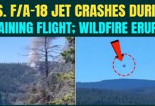 Fighter Plane CRASHES In Washington During Routine Training! U.S F/A-18 Hornet Crash BREAKING: Trump’s Jet Went Down in Washington During Training Mission
