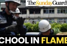 Children CLING To Ledge As School Fire Rages! WATCH: Tokyo primary school evacuated after fire breaks out, hundreds safely escape
