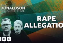 The Donaldson Sex Abuse Trial: 6. Rape allegation