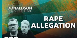 The Donaldson Sex Abuse Trial: 6. Rape allegation