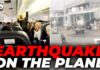 Passengers PANIC INSIDE PLANE at Venezuela's Maiquetia airport as earthquakes SHAKE THE CABIN