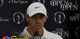 Rory McIlroy calls out Bryson DeChambeau's penalty reaction at The Open Championship | NBC Sports