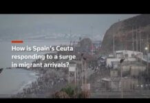 How is Spain’s Ceuta responding to a surge in migrant arrivals?