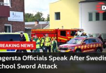 FULL URGENT PRESSER: Fagersta Officials Speak After Swedish School Sword Attack | AB15