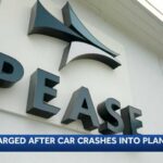 Airport officials discuss next steps after NH driver allegedly crashes through fence, strikes plane