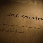 2nd Amendment text on aged parchment