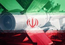 Dem Proposes Iran Nukes – Ignites Media Firestorm Iranian flag overlay on a missile with fins