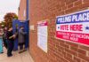 Candidates Mom’s Bombshell Shakes Governor Race Johanna Goliszewski in line at a polling place entrance